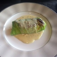 鉄板焼 木場 - 真鯛の春キャベツ包み焼き