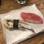 Tachizushi Maguro Ittetsu - 鰻の白焼、まぐろ赤身