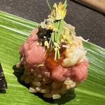大宮 寿司 いし山 - 通称、贅沢巻きと呼ぶのだとか。