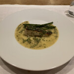 シャントレル - ❾マナガツオのポワレ、ブールブランソース、インゲン