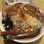 麺家 匠 - 味噌ラーメンチャーシュートッピング