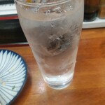 Kenchan - 友人の飲む麦焼酎水割り4杯目