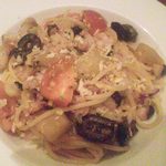 小坪タコ　ジャガイモ　オリーブ　アーリオオーリオ