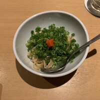 晩鶏 - 鶏皮ポン酢