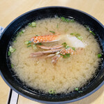 玄海寿司 本店 - 渡蟹の味噌汁
