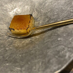 温石 - トウモロコシの葛焼き　甘いの苦手なのもあり、これはノーコメント