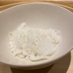 温石 - 新生姜のご飯　お米の甘みにほんのりかおる新生姜、これは新機軸