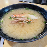 玄海寿司 本店 - 渡蟹の味噌汁付