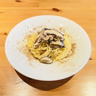 ここでしか食べられない！「椎茸パスタ」発祥のお店