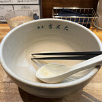 麺屋吉左右 - ご馳走様でした。