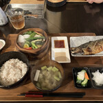 Ikiiki - 三浦野菜のせいろ蒸定食  鯖の塩焼き添え