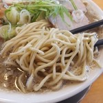 麺饗 松韻 - 麺アップ