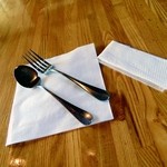 カレー風味すずき - カトラリー　ラッキーウッド