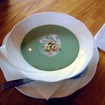 カレー風味すずき - セットのスープ　ほうれん草