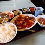 中国料理 桃酔 - 料理写真:酢豚ランチ 1,080円(税込)