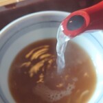 慈久庵 - そば湯