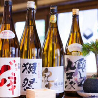 【豊富な日本酒】季節毎のおすすめを常備15種類～！