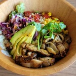 Lucy's Bakery & Kitchen - cajun chicken burrito bowl