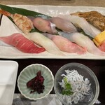 湘南 魚つる - 魚屋の気まぐれ飯（握り寿司）