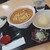 うどん処みわや - 料理写真:カレーうどん (1,080円・税込)＋白飯＋ゆで玉子の天ぷら