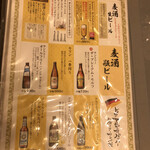 銀寿司 - ビールメニュー