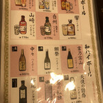 銀寿司 - ハイボールメニュー