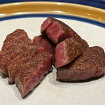 ステーキ 鉄板焼き Teppan&grill R - 京都黒毛和牛2種