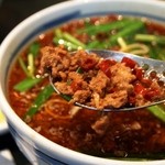 蘭亭 - 台湾ラーメン 具だけがすくえる穴開きのレンゲ