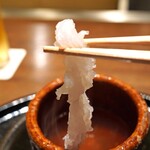 食工房 ひろさき - 淡路の鱧のしゃぶしゃぶ