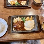 エポック - Wハンバーグランチ全景