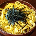 SPAGO - タラコ、ウニ、イカのパスタ