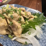 炭火焼鳥 千鳥足 - 鶏皮ワサビ