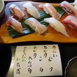 お食事処 びゃく - 地魚寿司の全体