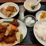 中国料理 興隆園 - 酢豚定食　780円　ご飯とスープはおかわり自由
