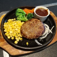 国産熟成焼肉 肉バル ドウラクコリーダ ランドマーク店 - 自家製手ごねハンバーグ（２００ｇ）