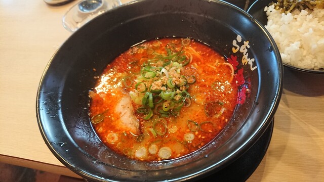 閉店】らあめん 赤無双 （ラアメンアカムソウ） - 板宿/ラーメン