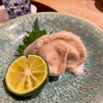 Sushi Uchida - 見事なポーションの河豚白子❣️(ღ*ˇ ˇ*)｡o♡ᔆᵘᵗᵉᵏⁱ♡