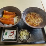 Yude tarou - 満腹うな丼セット