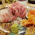 出羽鮨 - 一ノ刺盛り。