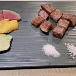 鉄板焼 ステーキ 北野坂 - 