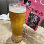 ニダイメ 野口鮮魚店 - 生ビール中¥580（外税）2022年7月