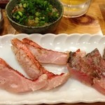 三太郎鮨 - 金目鯛とタチウオの炙り
