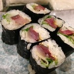三太郎鮨 - シメサバの巻物