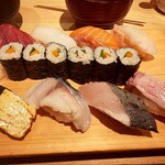 Sushi Aoi - 市場おまかせ握り1300円