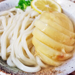 手打ちうどん ぶれーど・う - もも冷かけ