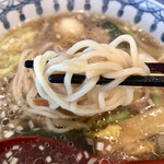 中国料理 龍王 - 麺とスープの相性がバッチリ