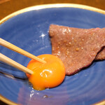 横浜 うしみつ - タレ焼物 和牛ヒレ、赤身肉