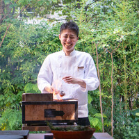 jinen. - 鹿のロース焼いてます