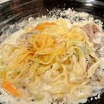 黄金パスタ - 混ぜた後