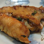 きくち - 「焼き河豚」：フワッと柔らかな食感！
      甘い河豚の香りと、焦がし醤油の香り♪
      